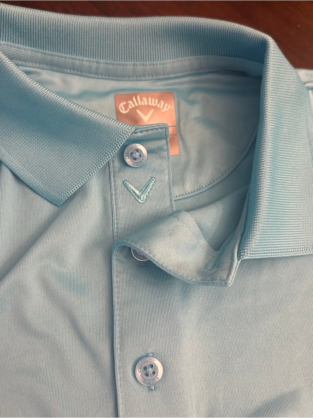 Callaway Golf Tournament Polo Blue Radiance Small NWOT - Picture 4 of 8